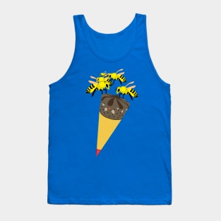 Ice Cream and Bees Tank Top